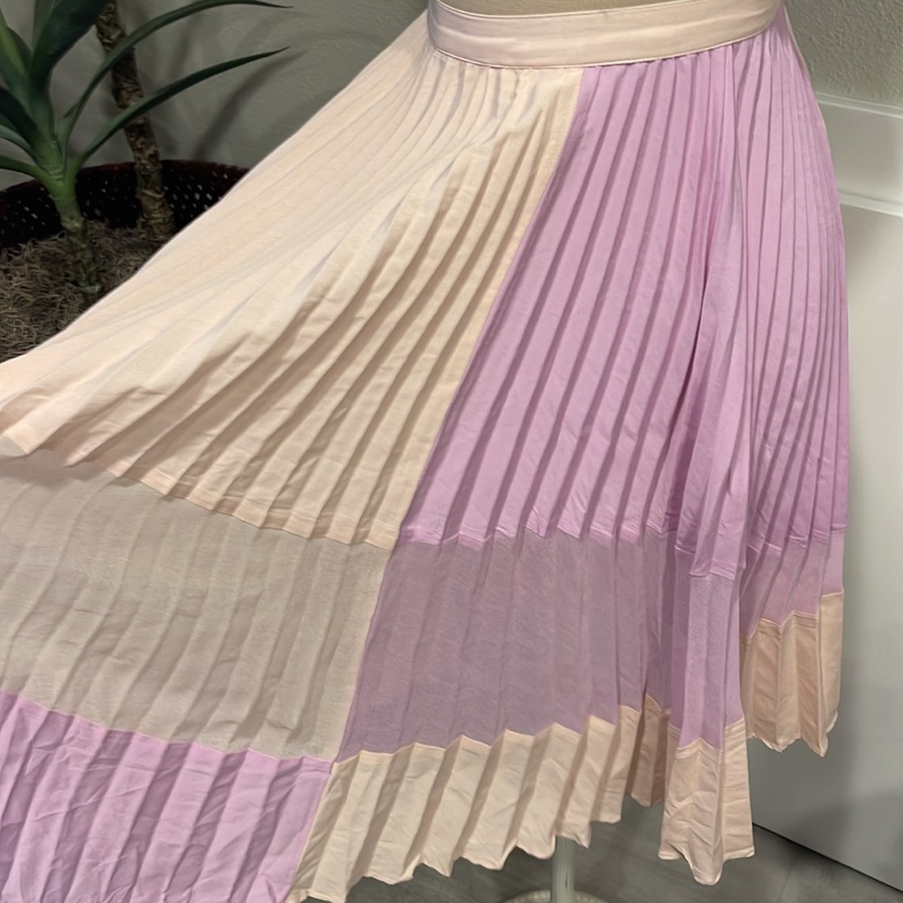 Pink skirt asos pleated - Picture 3 of 4